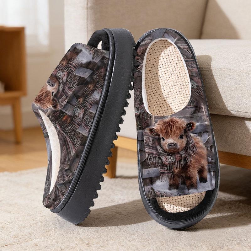Exclusive Linen Cotton Slippers for Men and Women - Spring, Summer, Autumn Collection 38-39