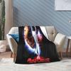 Friday Jason Voorhees 13th Fashion Blanket Flannel  Winter Horror Scary Halloween Portable Warm Throw Fashion Blanket for Office