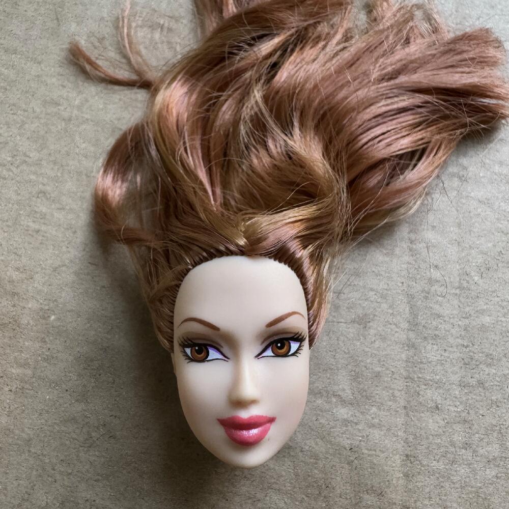 1/6 Doll Heads Rare Face White Beige Brown Skin Tone