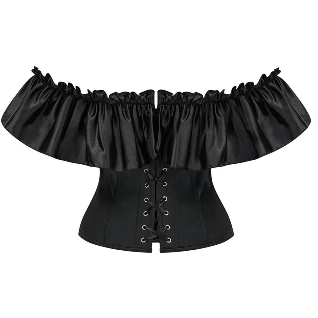 Ladies With Colored Ding Lace Court Ladies' Body Shaping Clothes, Court Waist Cinching And Body Hugging Clothes, Worn Outside