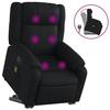 VidaXL Fauteuil inclinable de massage Noir Similicuir 3205157