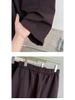 2025 Autumn Plus Size High Waist Loose Casual Twill Satin Pants for Women - Slimming, Versatile, and Long Fit