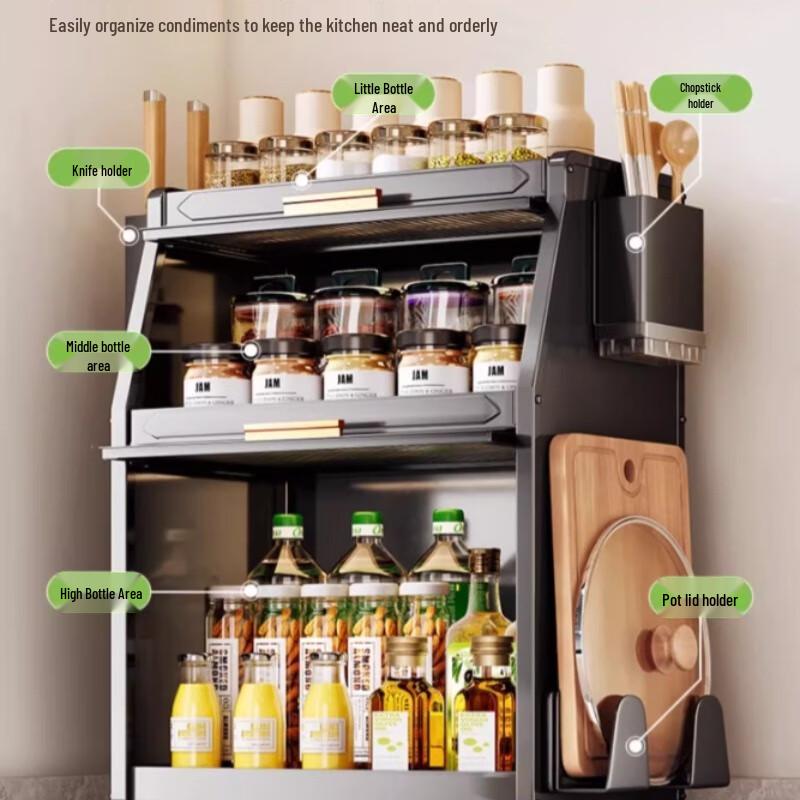 Wielofunkcyjny stojak do przechowywania na blat ze stali węglowej