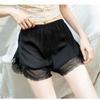 Plus Size Sea Island Silk Safety Shorts - Breathable, Anti-Exposure, Silky Lace Underwear for Young Girls