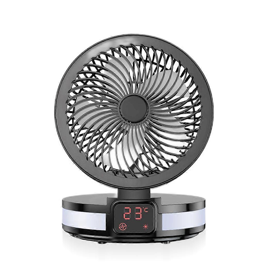 Desktop Electric Fan Rechargeable Aromatherapy Silent Cooler Circulation Fan