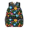 Poland Polish Floral Folk Art Flowers Backpack Large Capacity Travel Hiking Laptop Backpacks Women Lightweight Camping Daypack