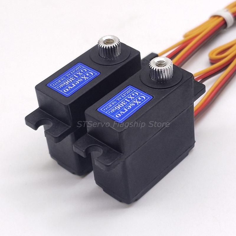GXServo GX1306MG 4kg 17g 6.0v High Speed Digital Metal Gears Mini Servo For RC Car Fix-Wing Boat Robot Arm WPL Model Parts