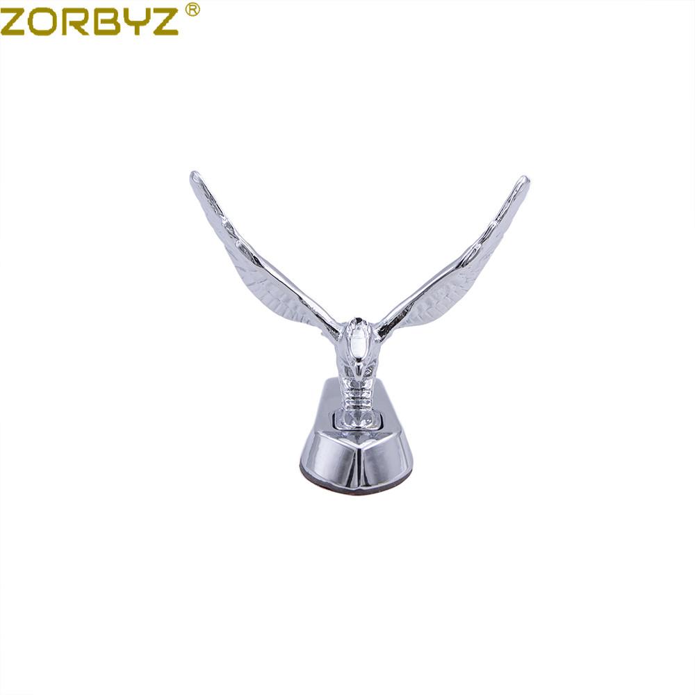 ZORBYZ Universal Motorcycle Alloy Front Fender Eagle Head Scooter Mud Guard Ornament For Harley Chopper Bobber Custom