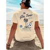 Grafica Sociale Gin Tonic T-shirt da Uomo in Cotone Grafica T-shirt Casual Estiva