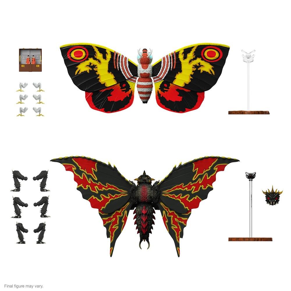Super7 ULTIMATES Mothra 1992 Action Figure 7-inch Toho Godzilla Classic Movie Collection Retro Toy