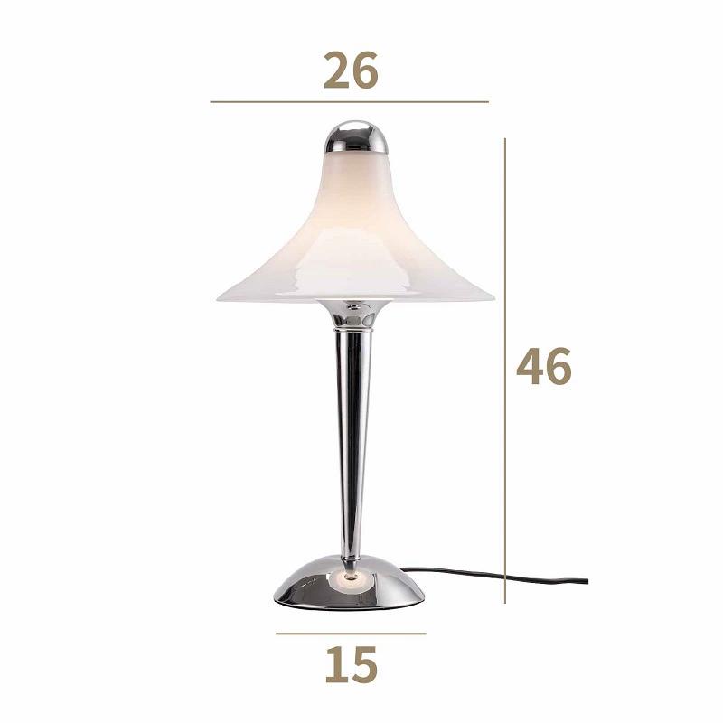 

Speaker lampshade series, bedroom bedside glass desk lamp, light luxury and simple study, living room atmosphere light