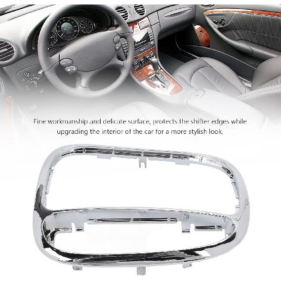 Shifter Trim Cover Fit for Benz C240 C320 CLK320 CLK500, Center Shifter Trim Cover 2032672088 Replacement