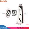 Edelstahl-Autopedale, Pedalabdeckung für BMW 3 M3 X3 X4 X5 X6 F20 F30 E34 E39 E70 E71 E90 E46 GT3 Gasbremsbelag