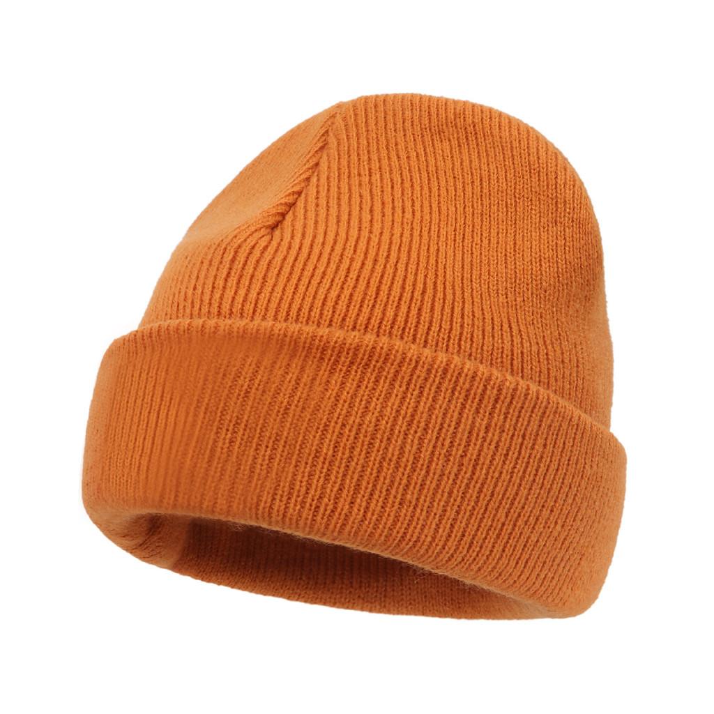 Child Adult Autumn Winter Knitted Hat With Breathable Warmth For Family Outdoor Use