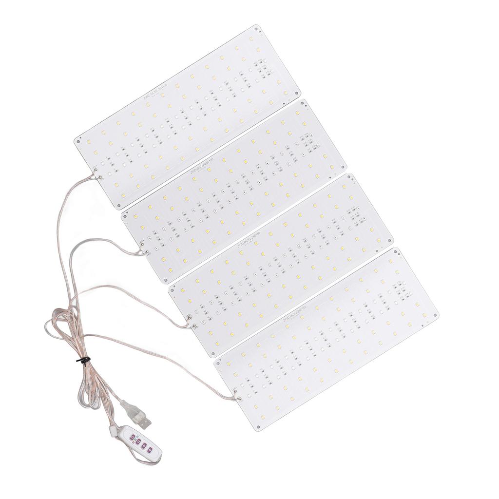 Unterbau Pflanzenwachstumslicht Vollspektrum Dimmbar Indoor LED Pflanzenwachstumslampe 8H 12H 16H Timer USB 5V für