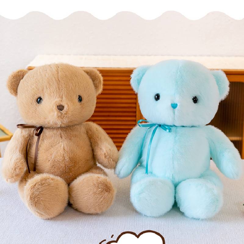 Plush Ted Bear Toy Cute Cartoon Girl Children Sleeping Throw Pillow Holiday Doll