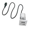1 Pcs Car AUX/USB Input Adapter Mini Cable USB Slot Interface Button Switch for Ford Focus 2 Mk2 2009 2010 2011 Accessories