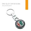 For Alfa Romeo 2026 Hot Sticker Car Emblem Keychain styling Key Ring Accessories For Alfa Romeo Giulia Stelvio Giulietta 156 159