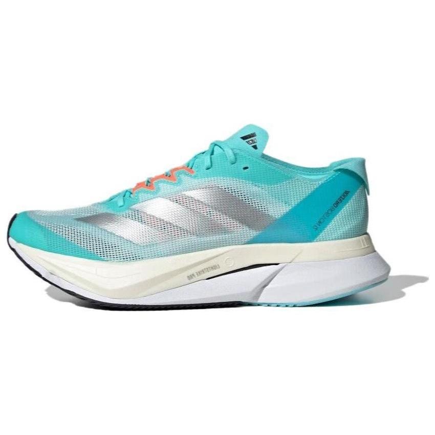 (WMNS) adidas Adizero Boston 12 Running  Aqua Blue Cloud White  Women s ID6901 EU 36