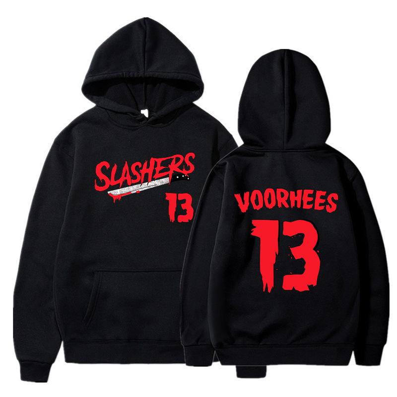 Friday 13th Hoodies Men Fashion Horror Movie Long Sleeve Sweatshirt Men Womnen Fashion Design Pullover Men Fleece Hoodies