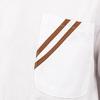 Chef Top Unisex Pocket Lightweight Comfortable Short Sleeve Stand Collar Catering Breathable Easy To Wash Chef Shirt for Work