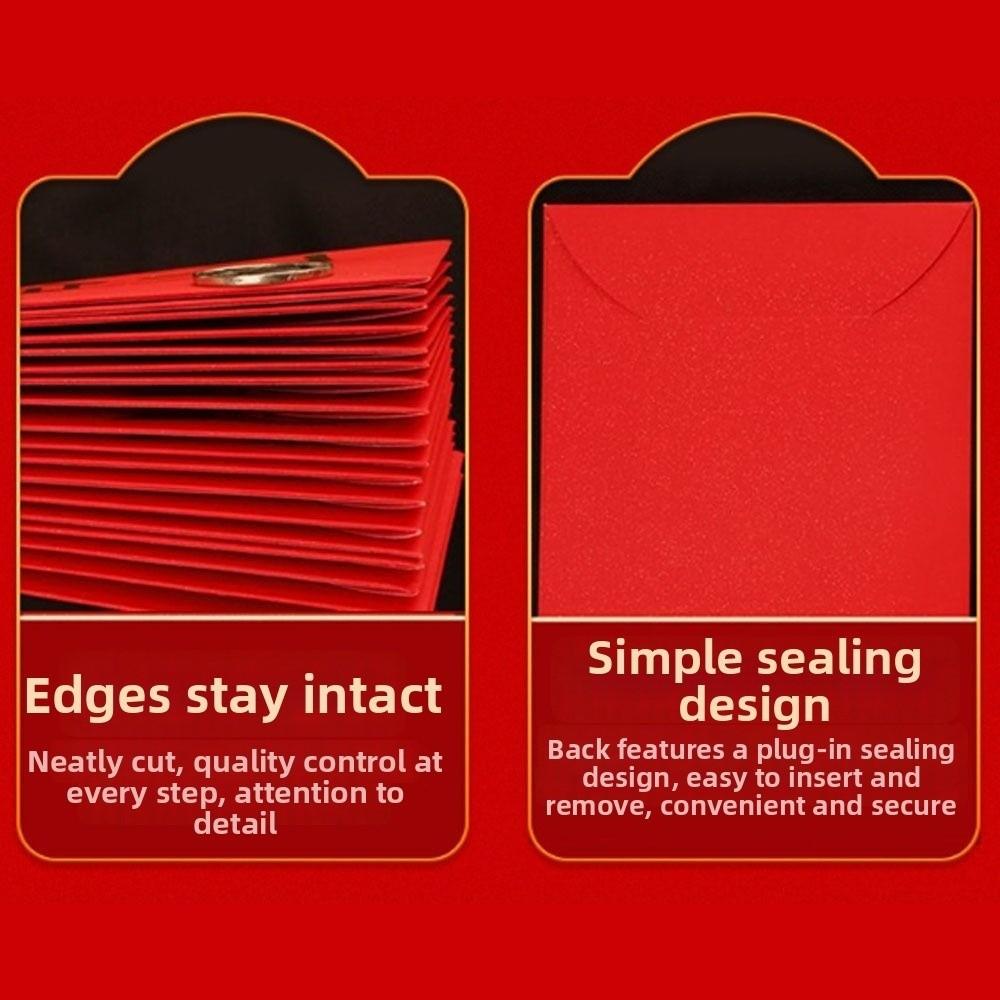 Creative 35.5x20.5cm Big Red Envelope Blessing Lucky Money Bag Red Packet Valentines Day New Year Spring Festival