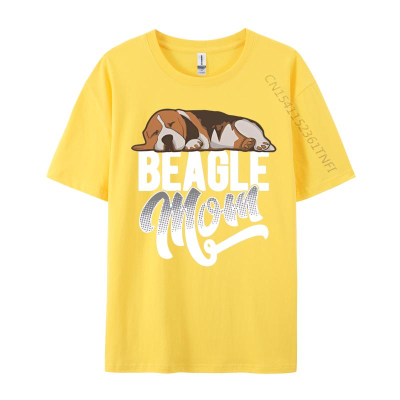Clothing Men Beagle Dog Beagle Mom Vintage Tshirt Soft Breathable Cotton Tops Tee Fashion T Shirt Men