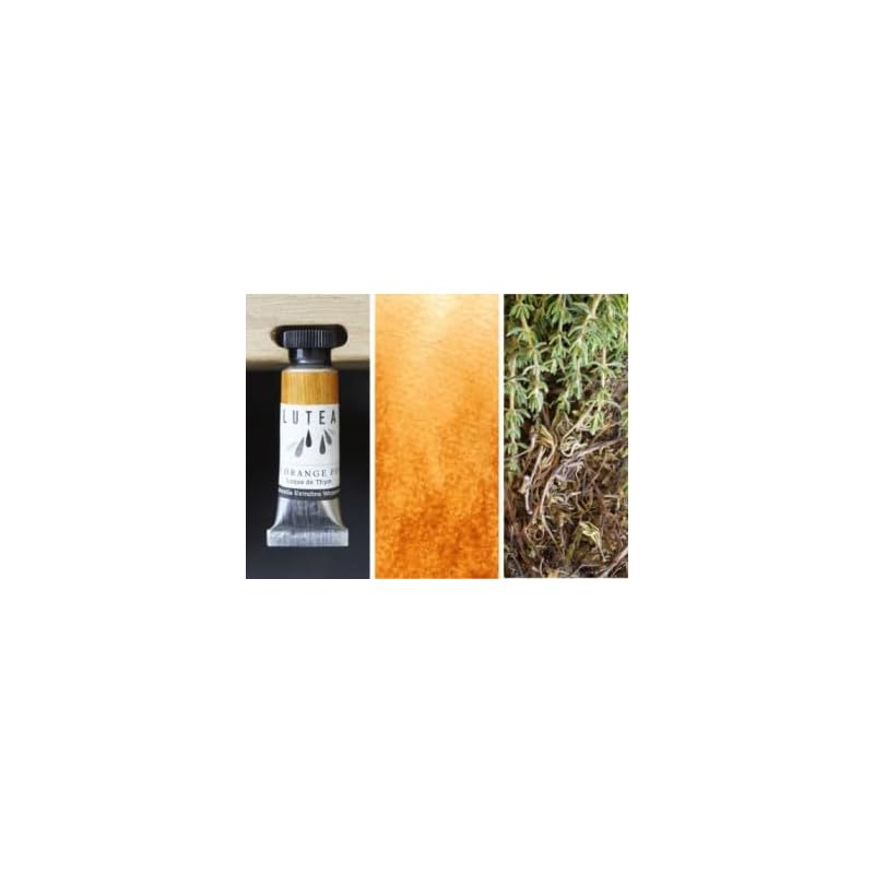 

LUTEA transparent watercolor paint 9ml tube (Dark orange(thyme)~Tachimusk grass~)
