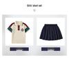 Children's Pure Cotton School Uniform Set for Summer, Spring & Autumn