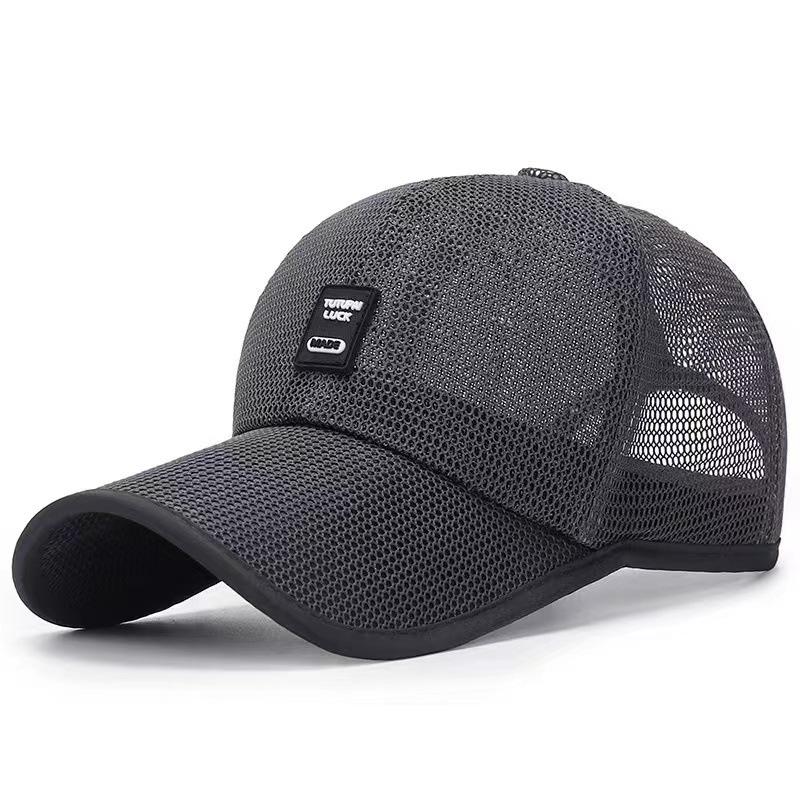 Men's Breathable Mesh Sun Protection Baseball Cap - Casual Summer Fashion