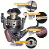 2026 Spinning Reel Fishing Reel Lure Reel All-Metal Spinning Reel Fishing Rod Fishing Tackle 5.2:1 Ratio 8-13KG Drag Power Corrosion Resistant