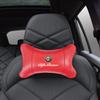 Leather Car Headrest Neck Pillow Protection For 156 159 147 4C 8C 166 Giulia Giulietta Mito Stelvio Spider GT Tonale