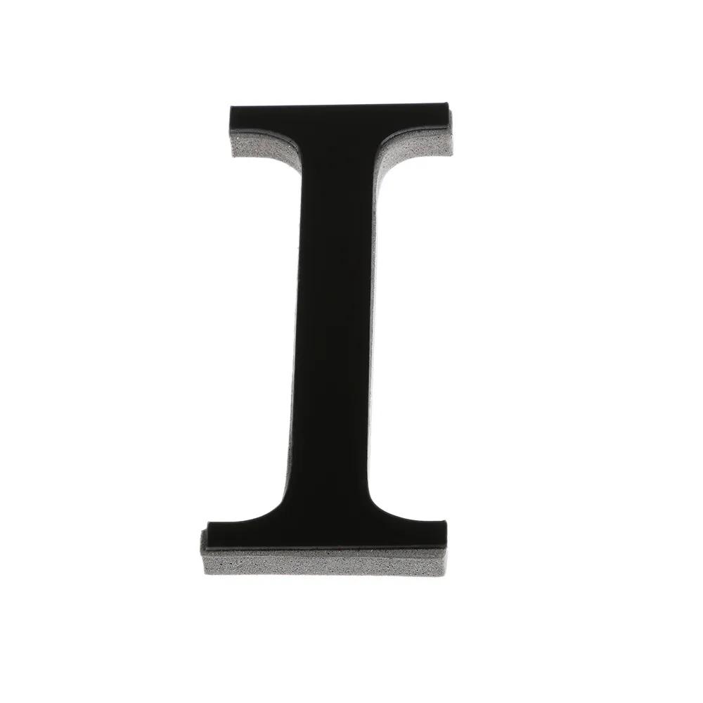 20 cm de alto26 Alfabeto DIY Decoraciones de Pegatina de Pared 3D Pegatina de Alfabeto Inglés Negro Decoraciones de Pared para el Hogar Fiesta