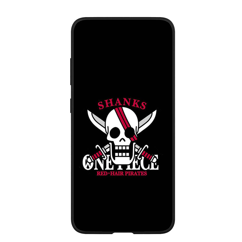Phone Case for iPhone 17 15 16 Plus Redmi Note 14 12 11 13 Pro Max Huawei P30 P20 Lite OPPO A60 A40 A80 A18 A16 Shanks Red Hair Luffy One Piece Cover
