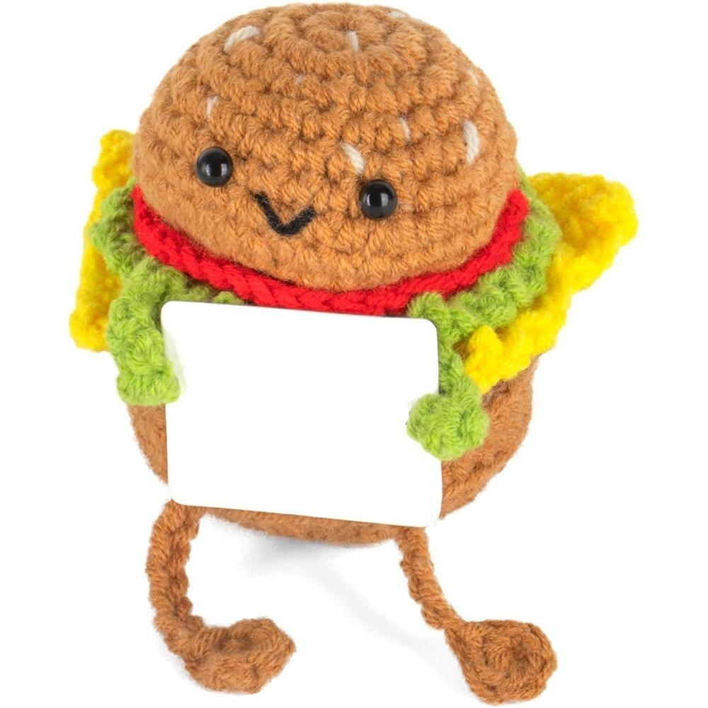 Creative Wool Knitting Doll Handmade Plush Doll Toys New Desktop Ornament for Gifts