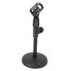 Desktop Microphone Stand with Clip and Base Adjustable Height Desk Lifting Mic Holder for