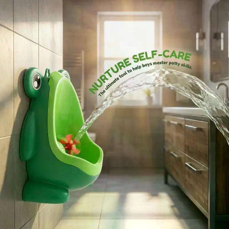 Wandmontierter Kleinkind-Toilettentrainer mit verstellbarer Höhe - Leicht zu reinigen & lustiges Badezimmer-Lernwerkzeug