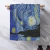 Sternenklare Nacht (Vincent van Gogh) Weiches Gesichtstuch Schnelltrocknend Pool Bad Baumwolltücher Atmungsaktiv