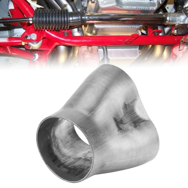 3 into 1 Exhaust Header Collector 1.75in Inlet 2.38in Outlet for Car Modification Car Exhaust Accessory Exhaust Header