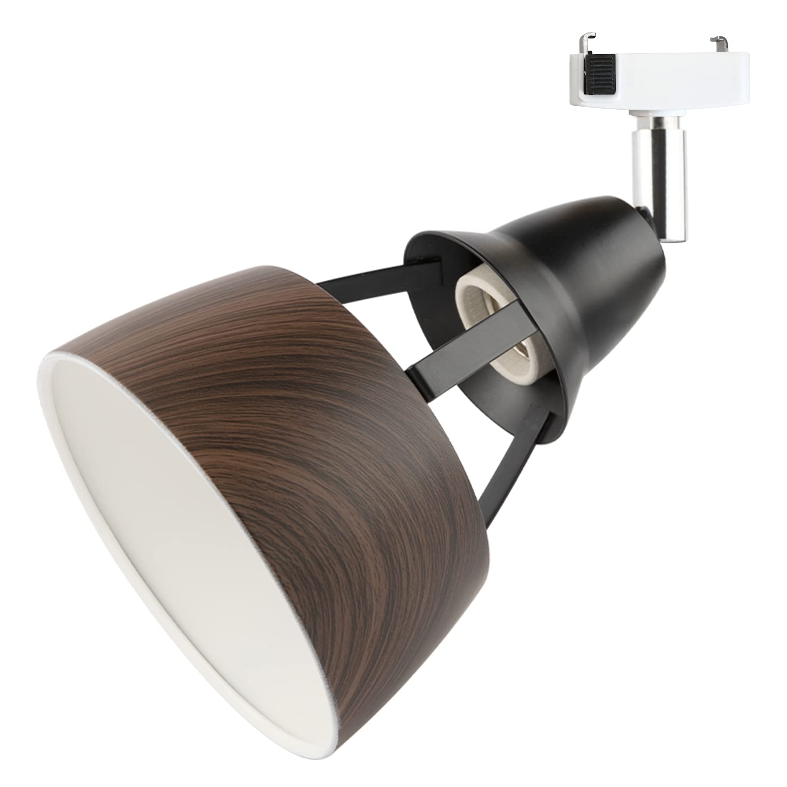 

Jiya Ceiling Spotlight, Stylish, Single-Light, Woodgrain Shade, LED Compatible, E26 Base, Nordic Style, Indirect Lighting, Interior Lighting, Spot