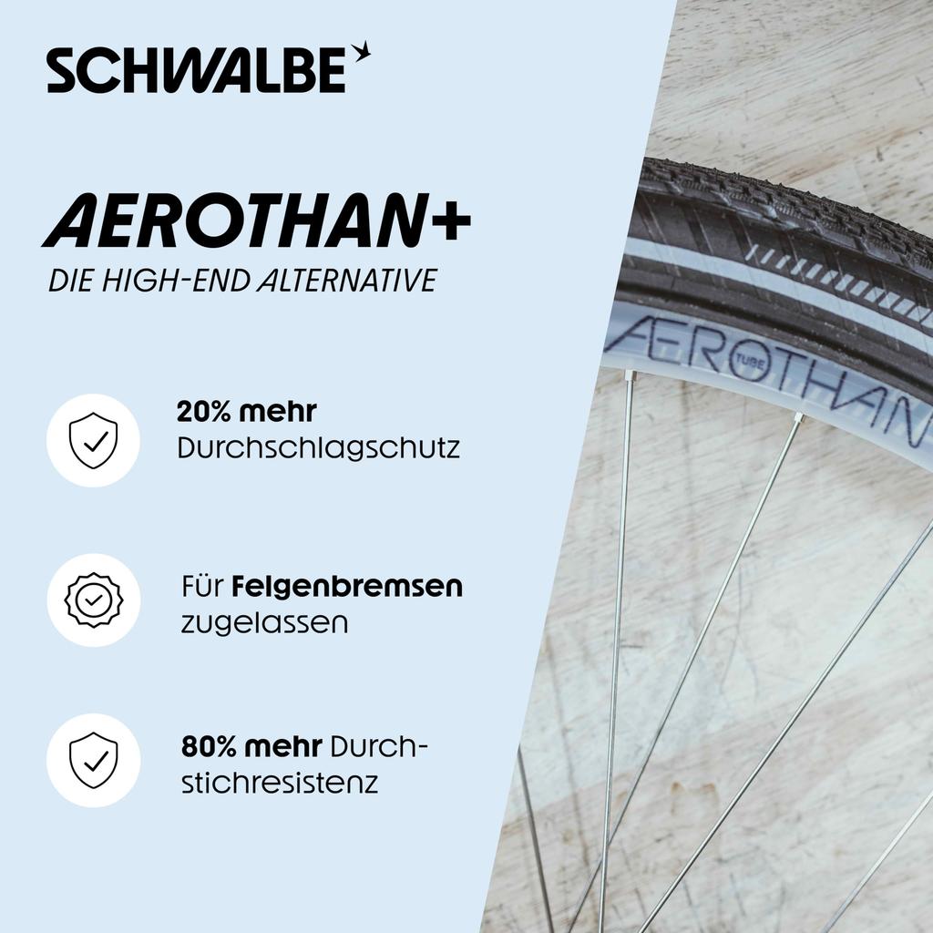 SCHWALBE Aerothan TPU Tube 29x2.4-3" with Presta Valve 40mm
