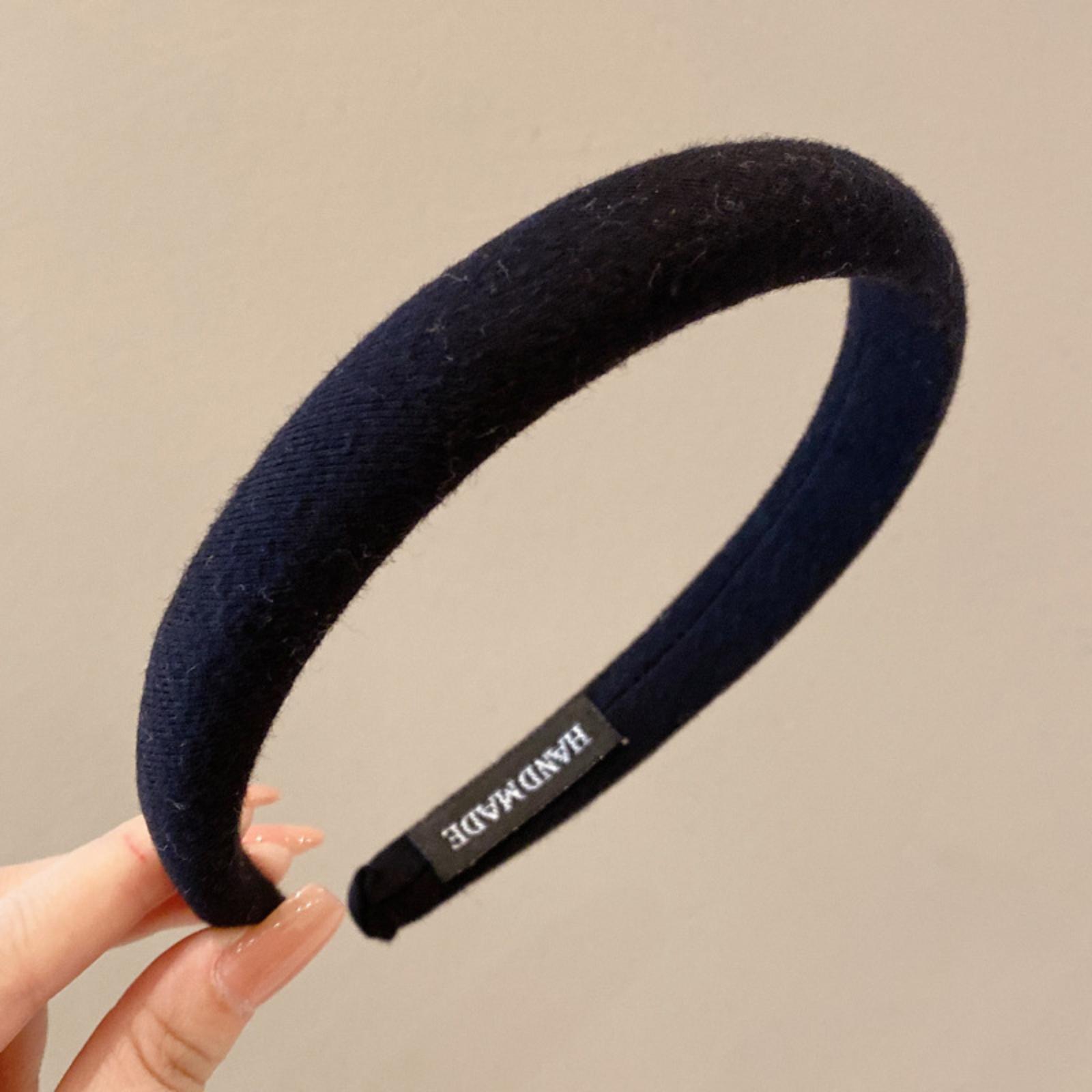 

Non- Toothed Headband For Pressing Bangs And Broken Hair, Black And Brown Face Washing Hair Accessories For Women One Size