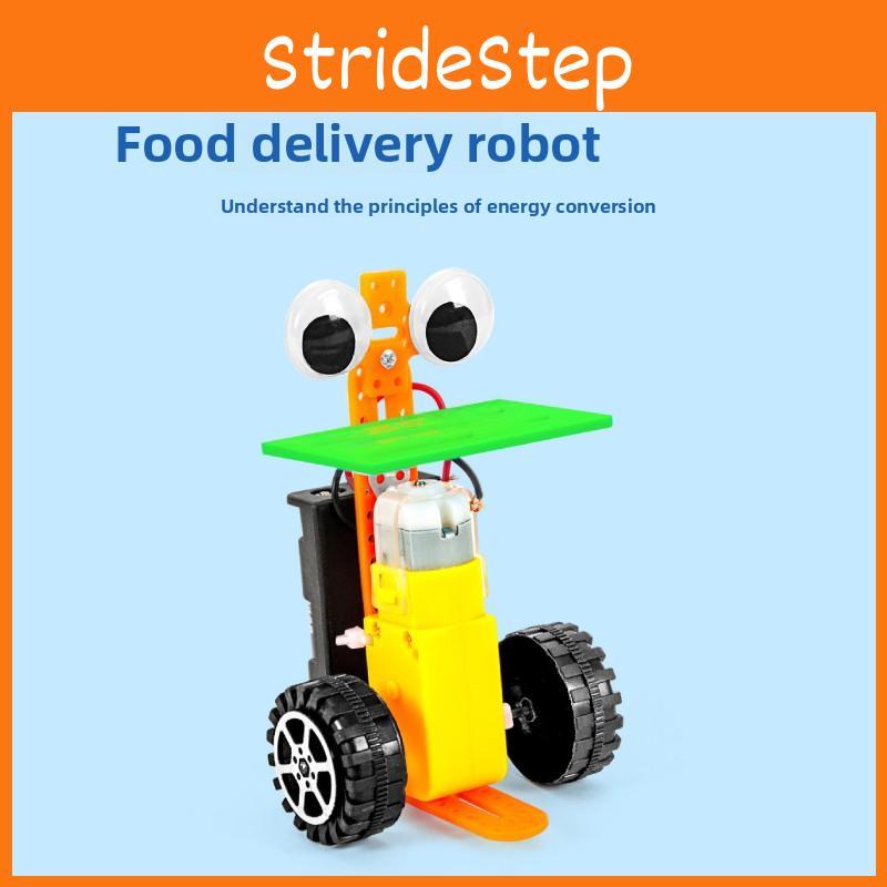 Simulated Food Delivery Robot Assembly Model Material Set For Students And Kids