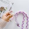 Crossbody Strap Neck Cord Case for Samsung Galaxy S24 S23 S22 Ultra S21 Plus S20 FE Note 20 Shockproof Braid Lanyard Clear Cover
