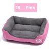 Square Comfortable Double Sided Available Large Pet Dog Sofa Bed  19 Colors Picture Memory Foam Pet Bed Solid Stocked