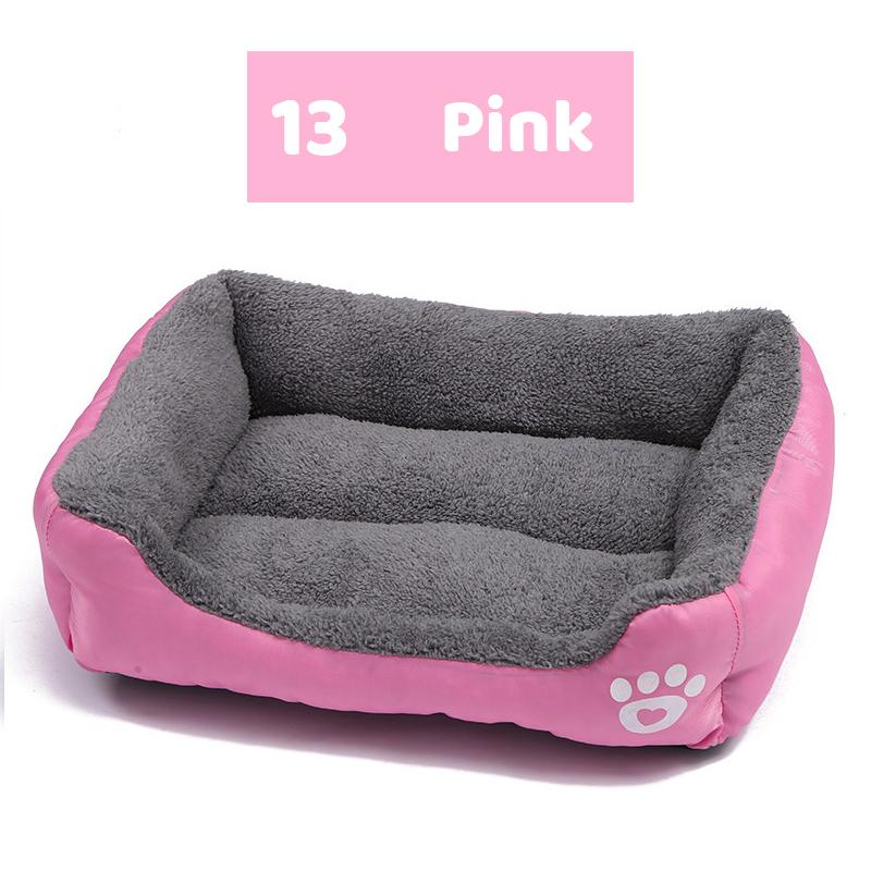 Square Comfortable Double Sided Available Large Pet Dog Sofa Bed 19 Colors Picture Memory Foam Pet Bed Solid Stocked