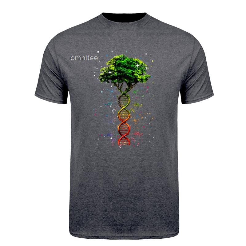 Funny Tree Of Life DNA Geek T Shirt Unisex Graphic Cotton Streetwear Short Sleeve Cotton Summer Style Tshirt Unisexs Clothing HJ022
