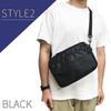 Mini Shoulder Business Ripstop Shopping Black Men's Bag, Bag, Tablet/Wallet Holder, Handle, Shoulder/Crossbody, 2-Way, Durable, Lightweight, Fabric,