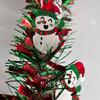 Exclusive Christmas Tree Decoration: Candy Cane, Snowman, Bear, Tinsel, Feather Boa
