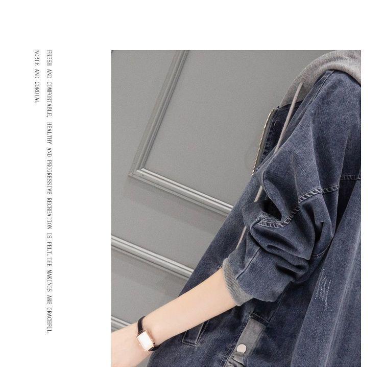 Women's Fashion 2024 Spring/Autumn Short Denim Baseball Jacket - Korean Style Casual Top